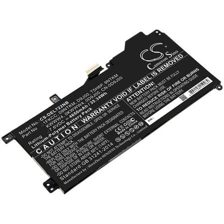 Replacement for Dell Latitude 12 7200 Battery